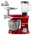 China New Robot Machine Stand Mixer 1300W Elektrische Küchenmaschine 6.5L Mischen Edelstahlschale